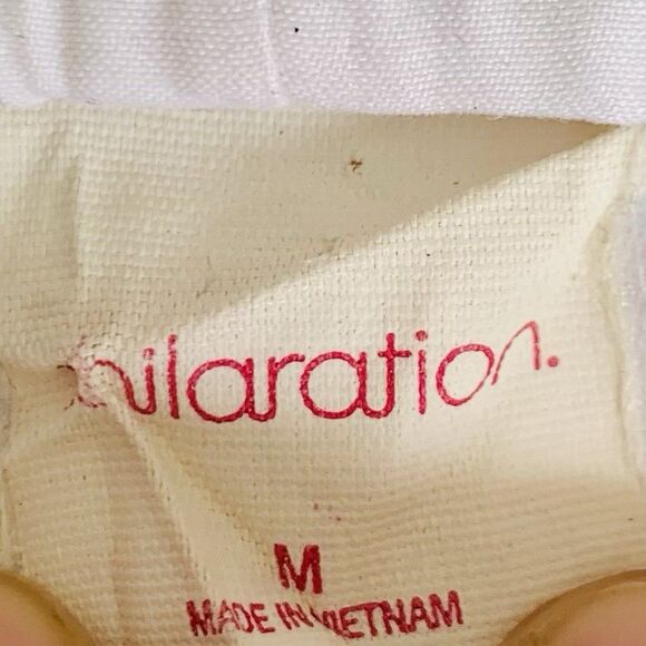 Xhilaration Board Shorts Women M White Pink Colorful Summer Swim Coverup Beach - Picture 3 of 7